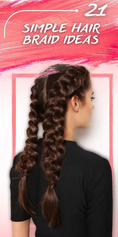 Hairstyle Two Braids