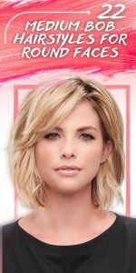 Medium Bob Hairstyles For Round Faces