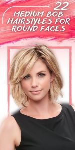 Medium Bob Hairstyles For Round Faces