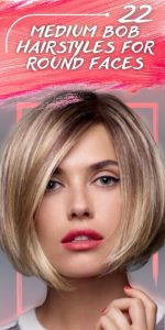 Medium Bob Hairstyles For Round Faces