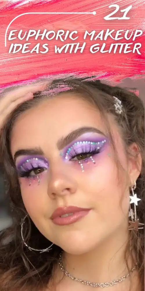 Euphoria Makeup in Pink and Purple Shades