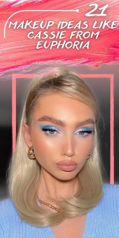 Cassie Euphoria Makeup In Blue