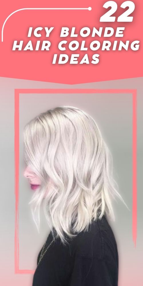 Icy Blonde Hair with Shadow Root: Trending Hairstyle for Edgy Fashionistas