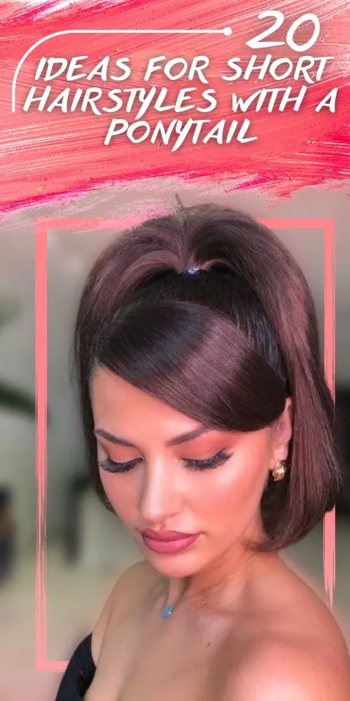 Hairstyle With A High Ponytail
