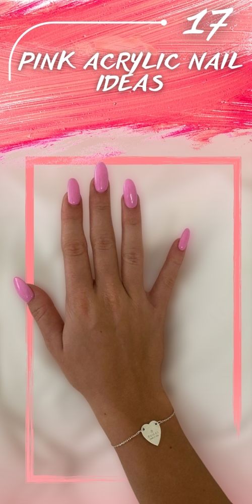 Pink Acrylic Nails Designs 💖 light pink spring nails Ideas