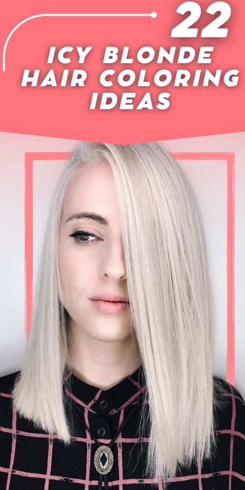 Icy Blonde Hair with Shadow Root: Trending Hairstyle for Edgy Fashionistas