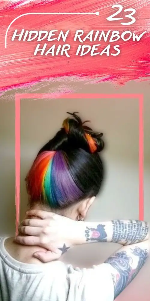 The 23 Cutest Hidden Rainbow Hair