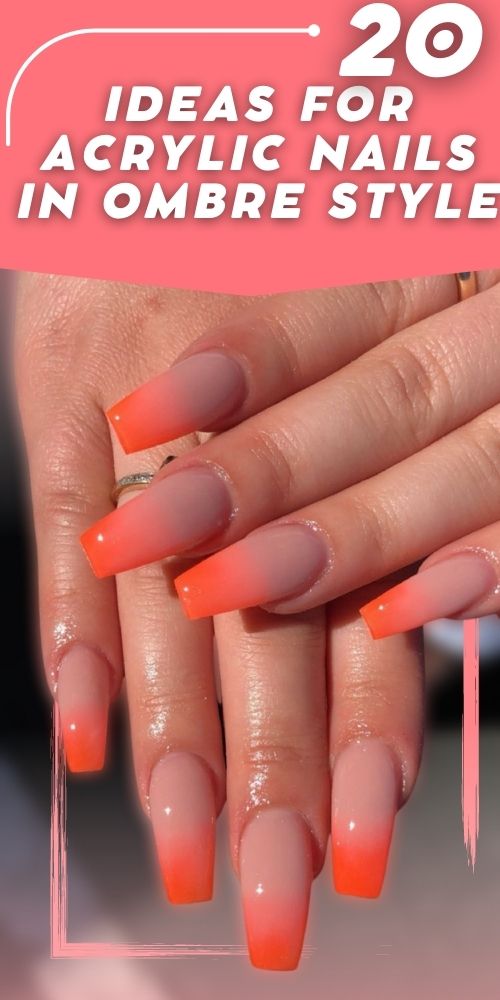 Get the Perfect Look: Short and Long Ombre Acrylic Nails Ideas - Cute Design