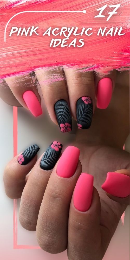 Pink Acrylic Nails Designs 💖 light pink spring nails Ideas