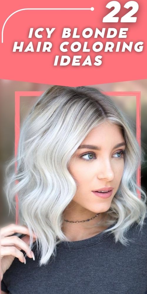 Icy Blonde Hair with Shadow Root: Trending Hairstyle for Edgy Fashionistas