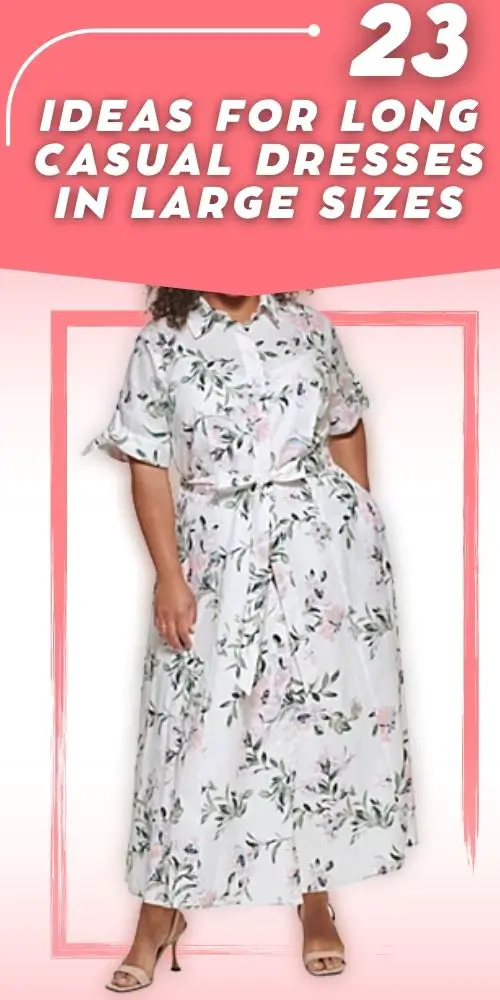 Long Oversized Casual Dresses With A Floral Print