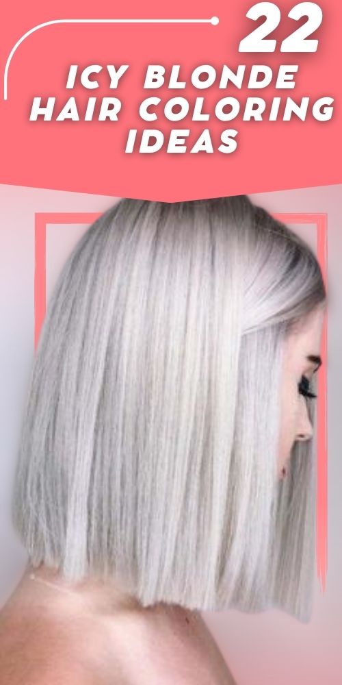 Icy Blonde Hair with Shadow Root: Trending Hairstyle for Edgy Fashionistas