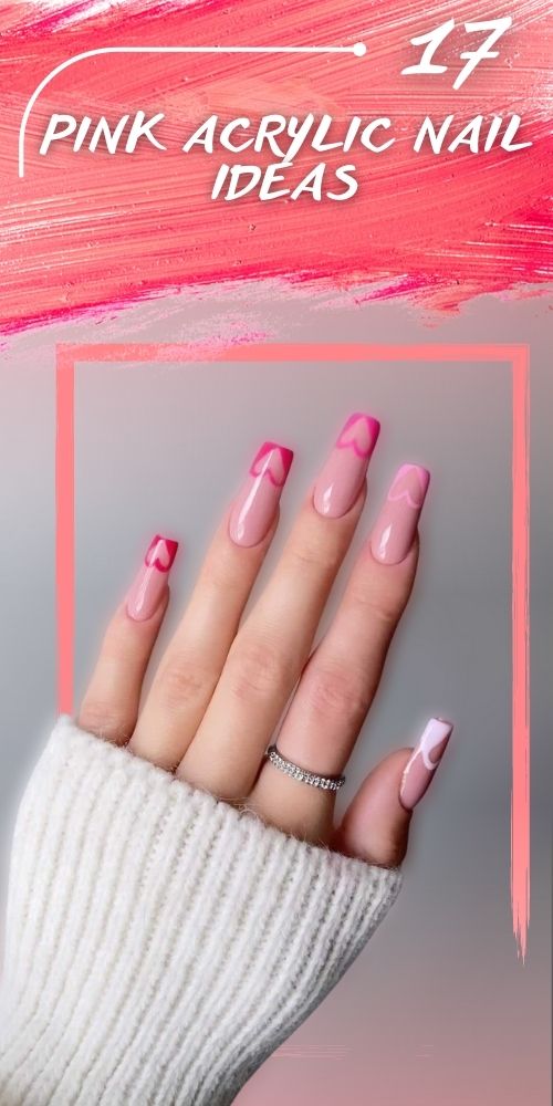 Pink Acrylic Nails Designs 💖 light pink spring nails Ideas