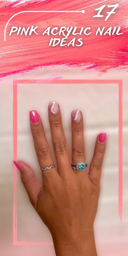 Pink Acrylic Nails Designs 💖 light pink spring nails Ideas