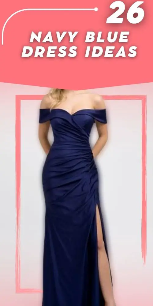 26 Hottest Navy Blue Dress For You