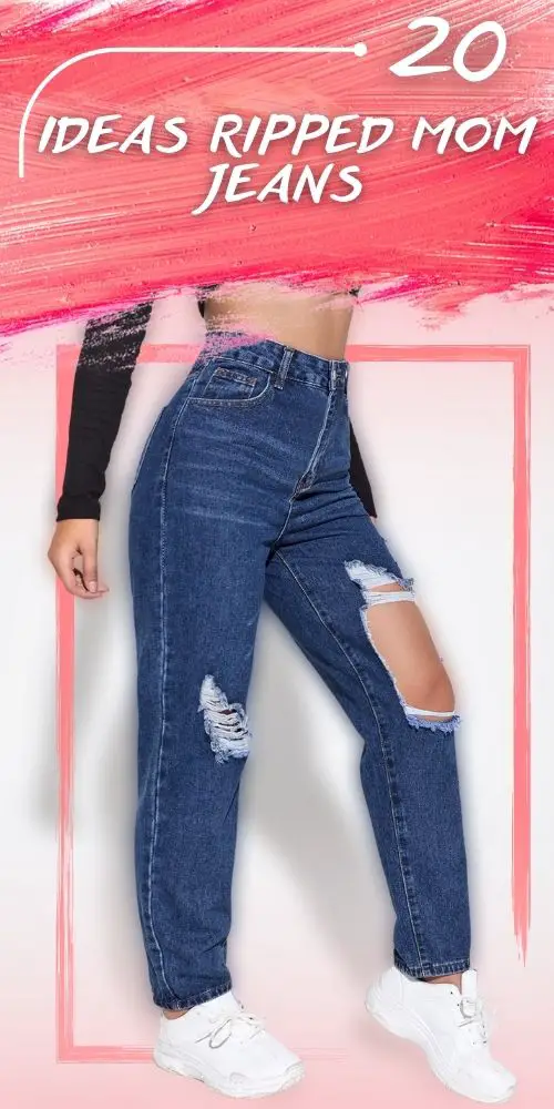 Brilliant Ideas Ripped Mom Jeans 