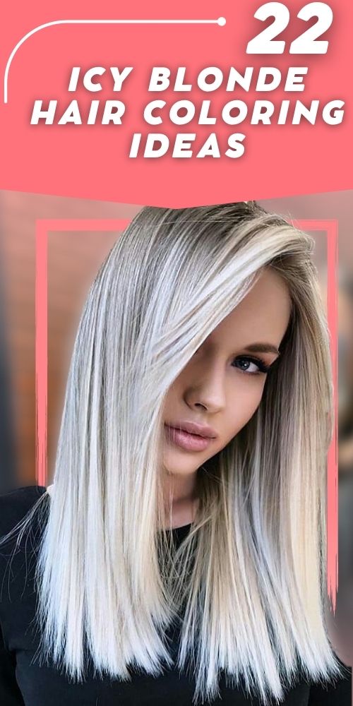 Icy Blonde Hair with Shadow Root: Trending Hairstyle for Edgy Fashionistas