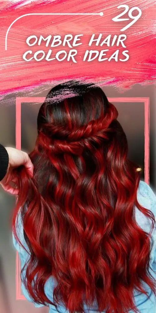 Ombre In Red Shades