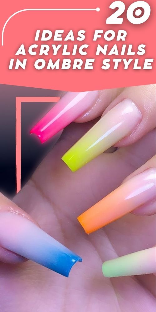 Get the Perfect Look: Short and Long Ombre Acrylic Nails Ideas - Cute Design