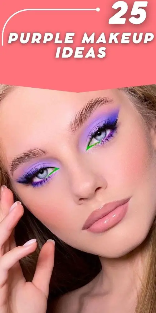 Purple Makeup Looks For Blue Eyes