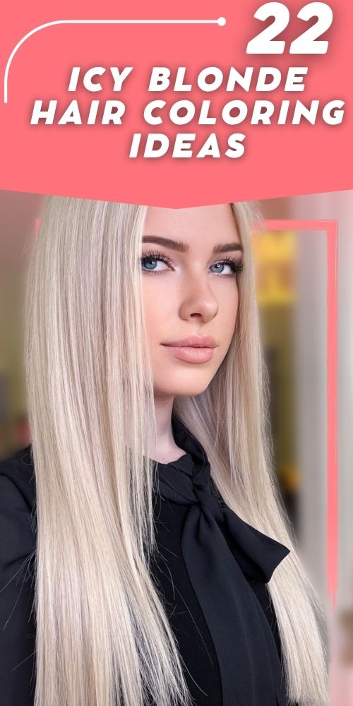 Icy Blonde Hair with Shadow Root: Trending Hairstyle for Edgy Fashionistas