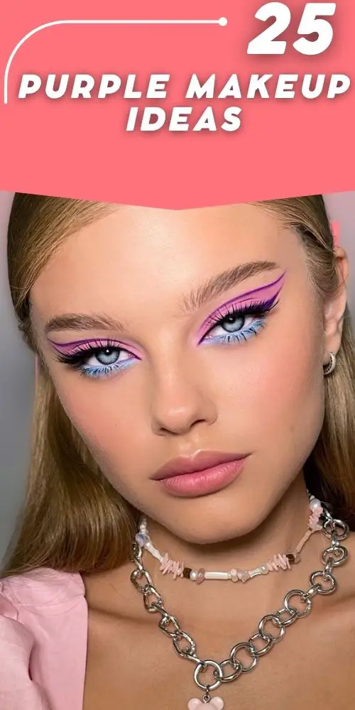 Purple Makeup Looks For Blue Eyes