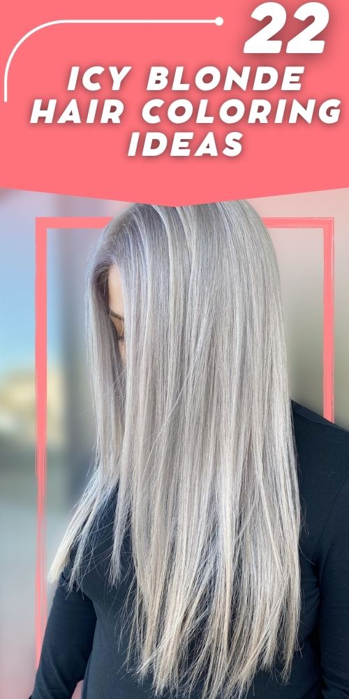 Icy Blonde Hair with Shadow Root: Trending Hairstyle for Edgy Fashionistas