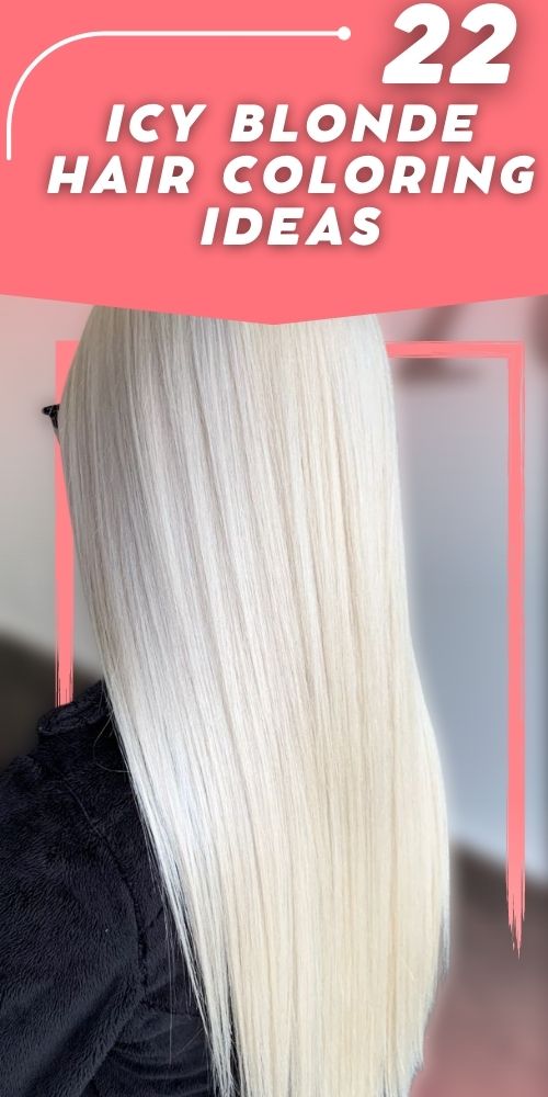 Icy Blonde Hair with Shadow Root: Trending Hairstyle for Edgy Fashionistas