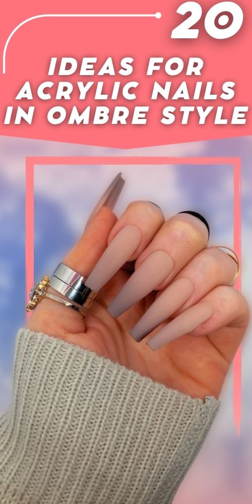 Get the Perfect Look: Short and Long Ombre Acrylic Nails Ideas - Cute Design