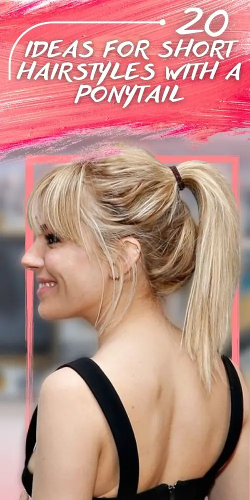 Hairstyle With Medium-High Ponytail