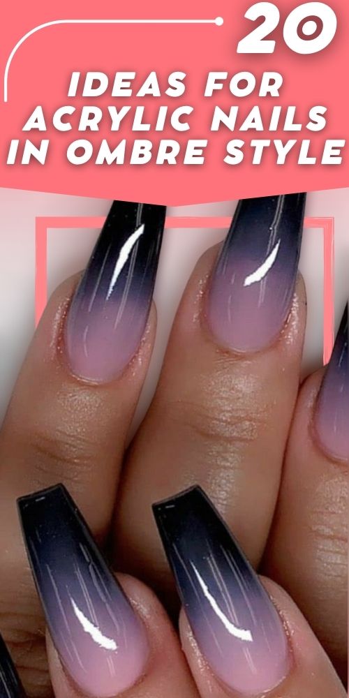 Get the Perfect Look: Short and Long Ombre Acrylic Nails Ideas - Cute Design