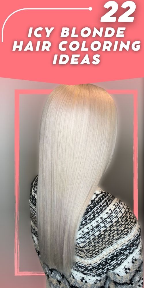 Icy Blonde Hair with Shadow Root: Trending Hairstyle for Edgy Fashionistas