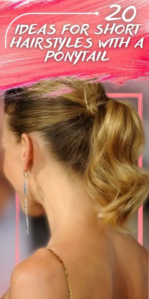 Hairstyle With Medium-High Ponytail