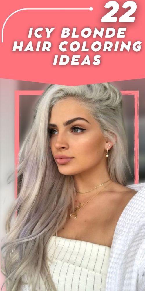 Icy Blonde Hair with Shadow Root: Trending Hairstyle for Edgy Fashionistas