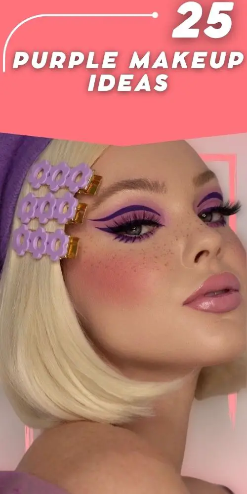 Purple Makeup Looks For Green Eyes