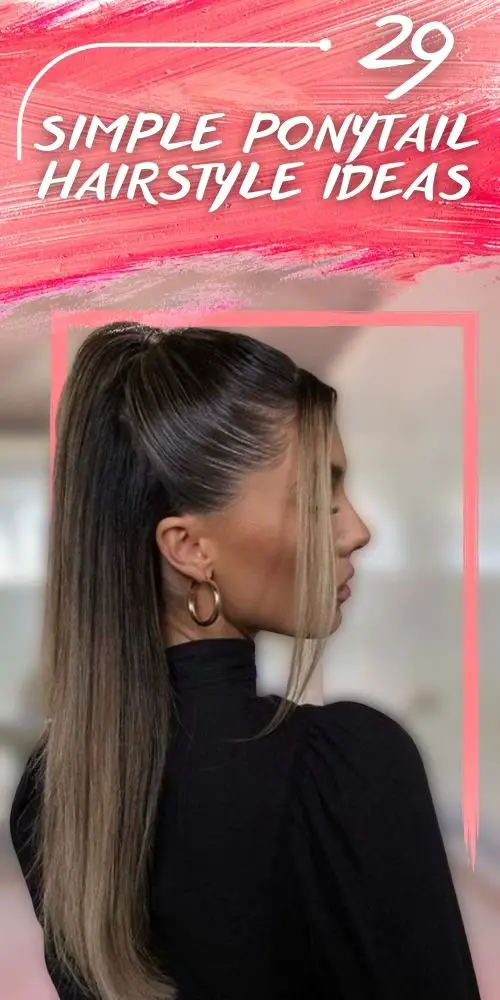 Simple Ponytail With Loose Hair