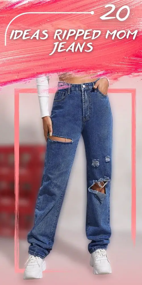 Brilliant Ideas Ripped Mom Jeans 