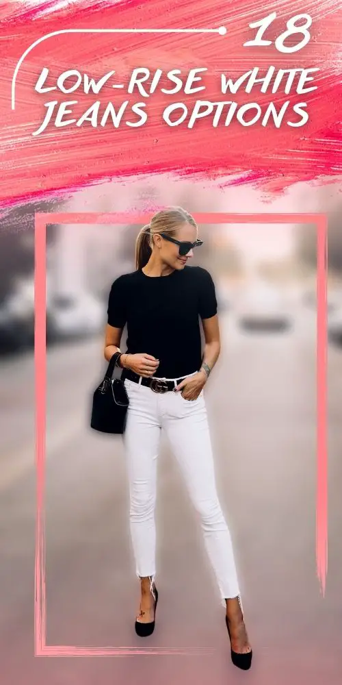 Amazing White Low Rise Jeans