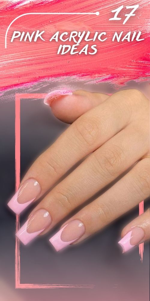 Pink Acrylic Nails Designs 💖 light pink spring nails Ideas