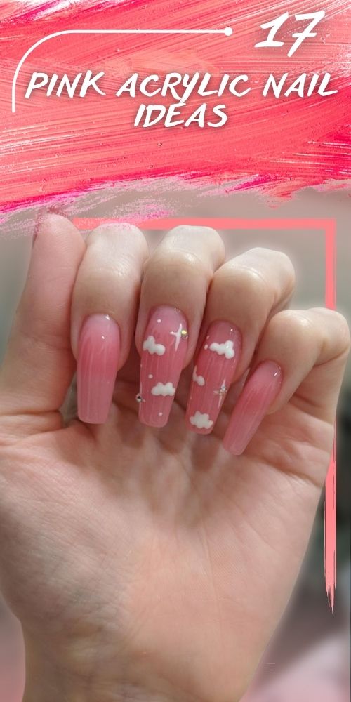 Pink Acrylic Nails Designs 💖 light pink spring nails Ideas