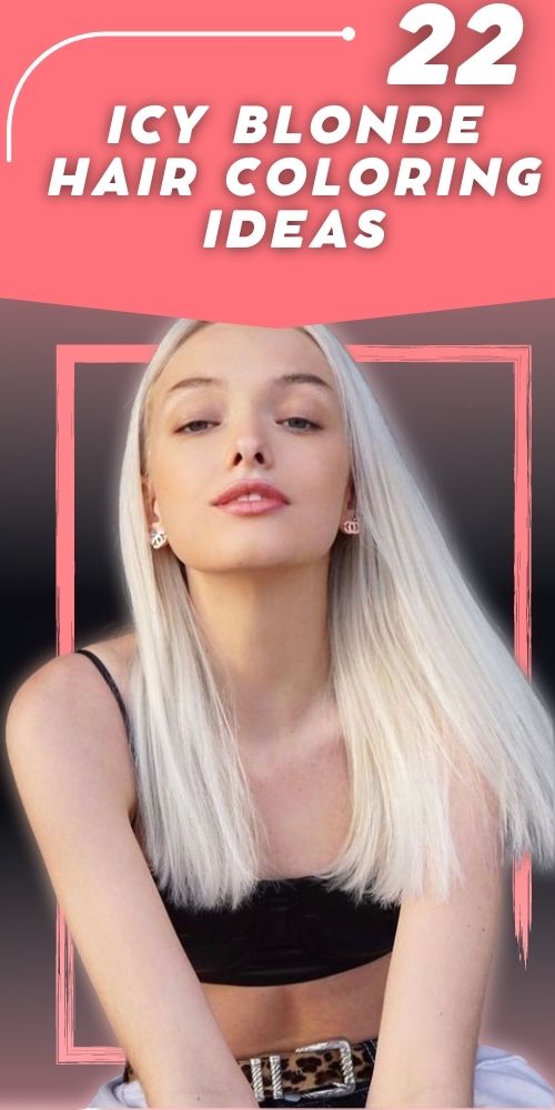 Icy Blonde Hair with Shadow Root: Trending Hairstyle for Edgy Fashionistas