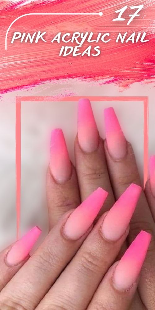 Pink Acrylic Nails Designs 💖 light pink spring nails Ideas