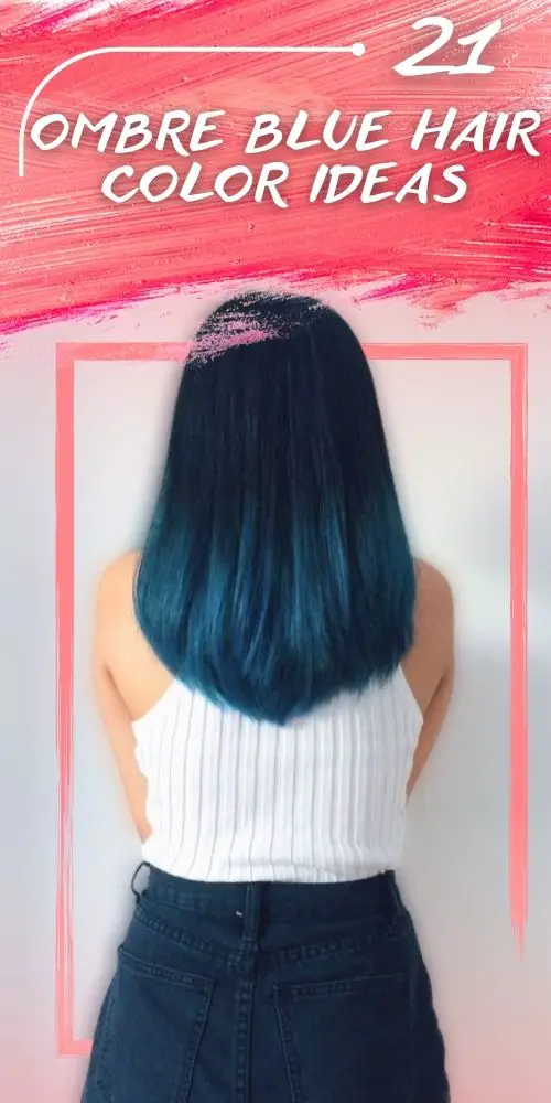 Blue Ombre On Short Haircuts