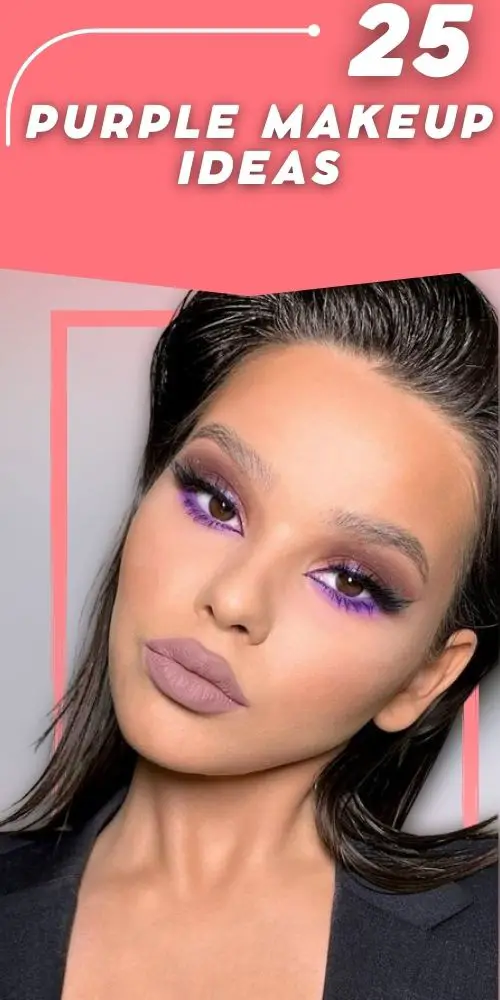 Purple Makeup Looks For Brown Eyes