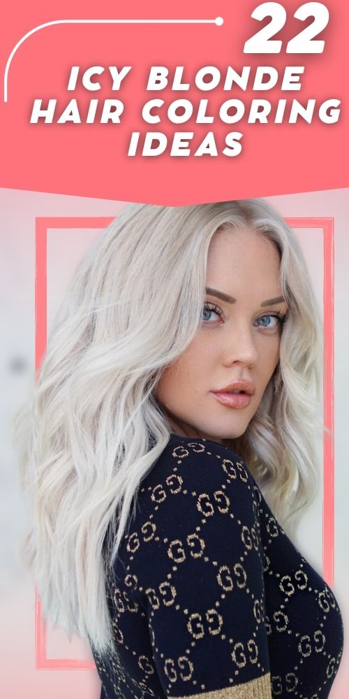 Icy Blonde Hair with Shadow Root: Trending Hairstyle for Edgy Fashionistas