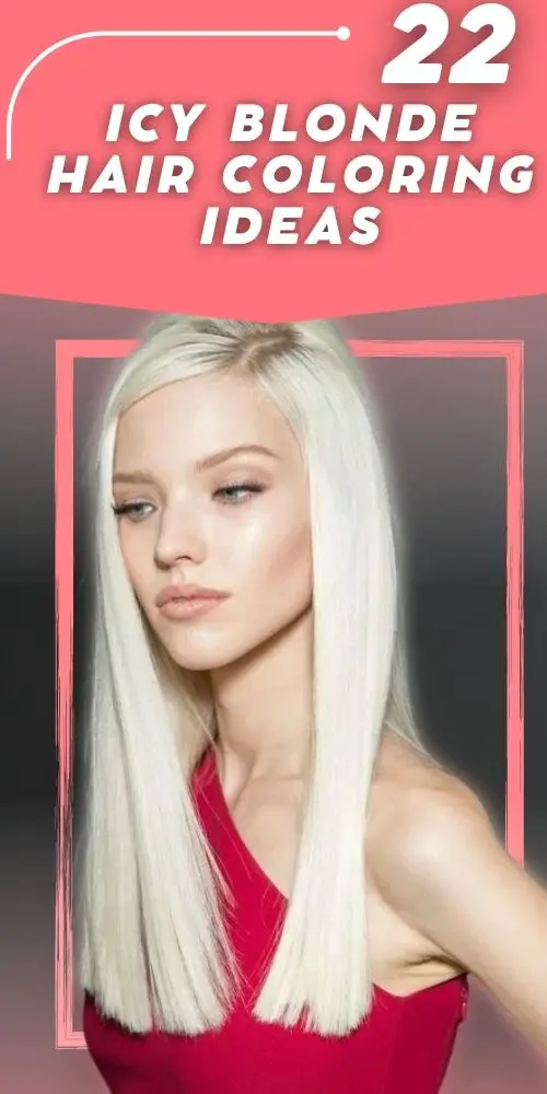Ice Blonde Hair For Medium Length Hair