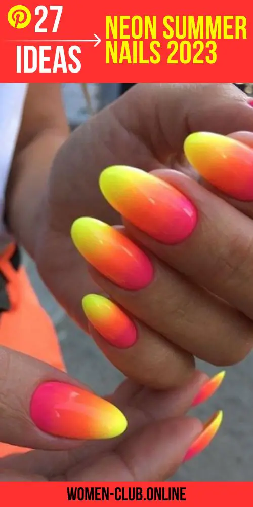 Neon Summer Nails 2023: Bright and Bold Colors to Make a Statement