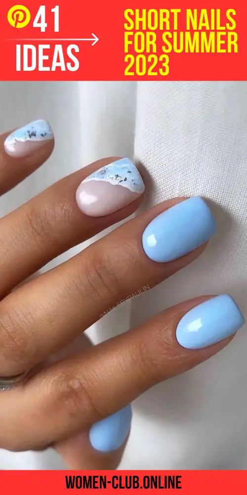 41 Ideas Short Nails for Summer 2023: Trends and Care Tips
