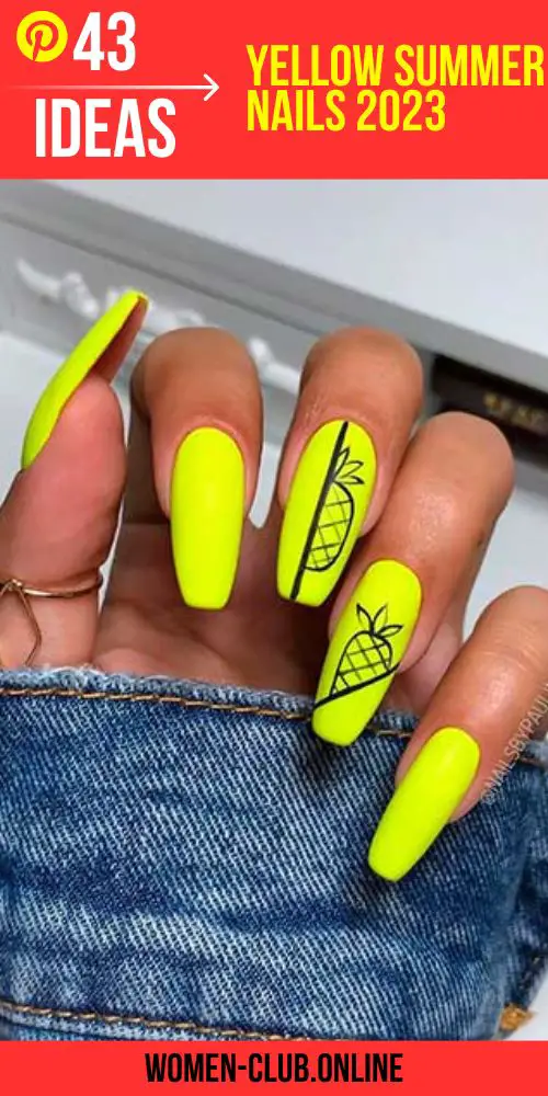 Yellow Summer Nails 2023: Top Trends, Styles, and Designs