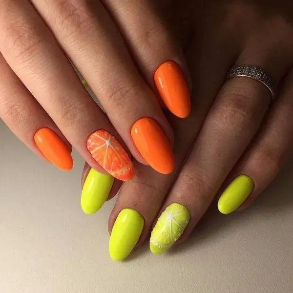 Summer Nails Orange 2023: 22 Ideas